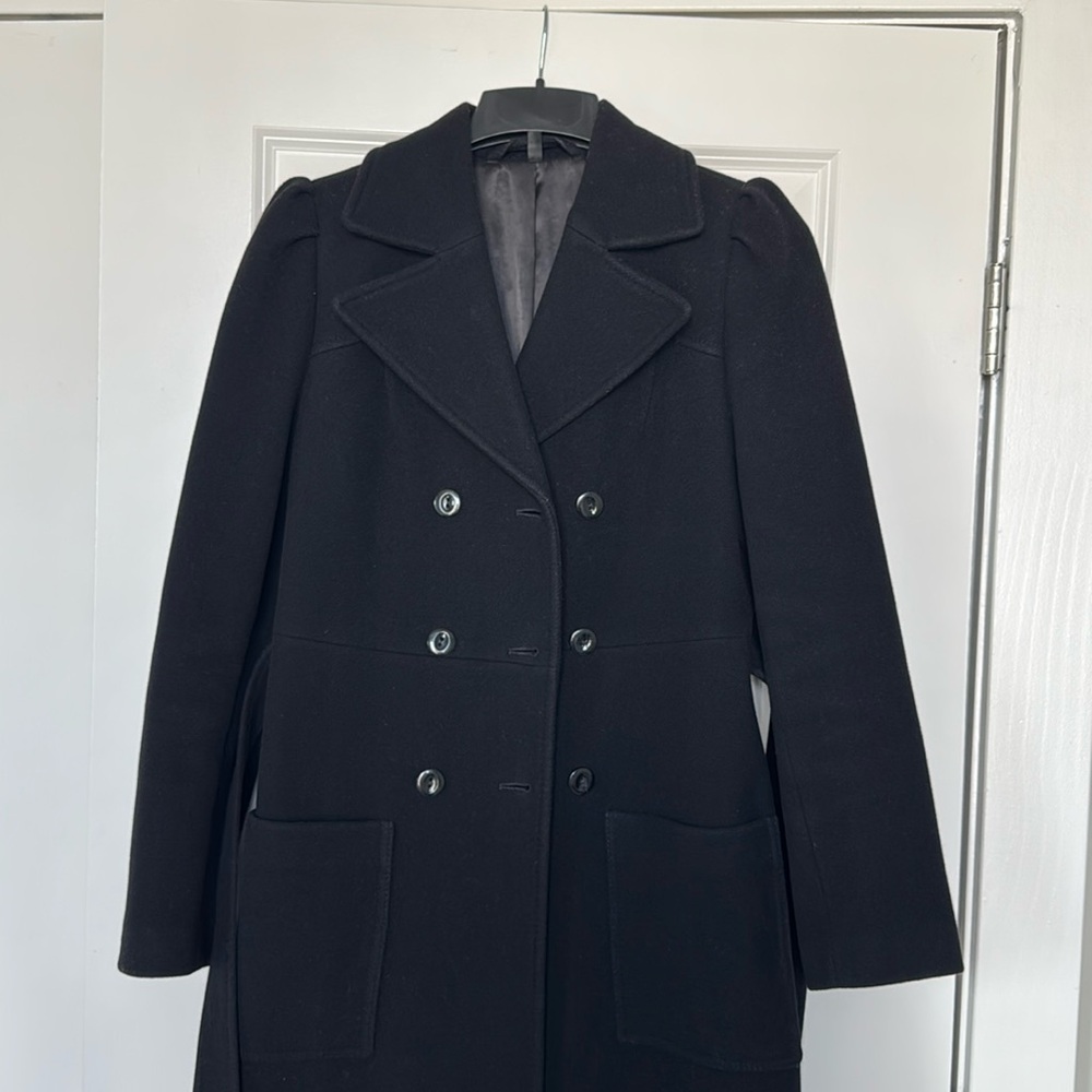 & Other Stories Double Breasted Wool Coat - Picture 4 of 9
